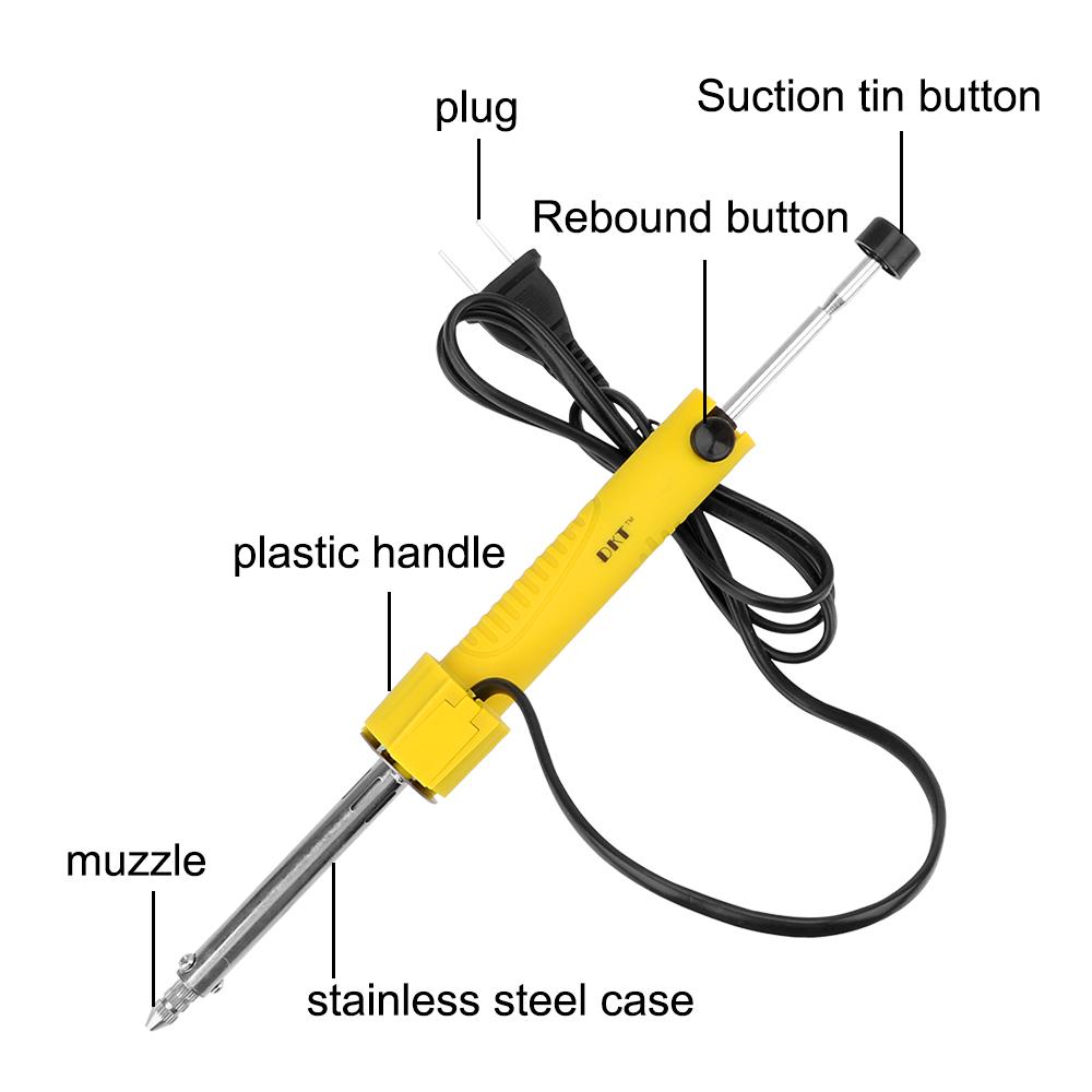 Electric Soldering Iron And Tin Suction Gun 220V 30W Welding Equipment 2-in-1 Precision Welding Tool Electric Iron