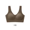 Traceless one-piece fixed cup underwear, women's vest-type bra, gather together, big breasts, small comfortable breasts, bra