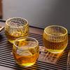 4/6pcs Glass Cups Exquisite Transparent Wine Glass Puer TeaCup Household Small Capacity Water Cups 90ml Kitchen Accessories