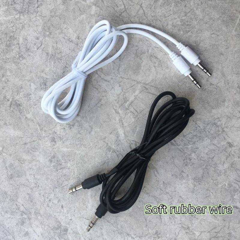 Ses Bağlantı Kablosu 5 Metre, 10 Metre, 15 Metre Uzatılabilir AXU Araba Ses Hoparlörü 3,5 mm Çift Kafa Adaptör Kablosu Araba Kullanımı İçin