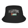 Palestijnse Vlag Palestijnse Bucket Hat Hawaïaanse Vissersmutsen Voor Vrouwen Casual Strand Reizen Zon Hoeden Ademende Grafische Pet
