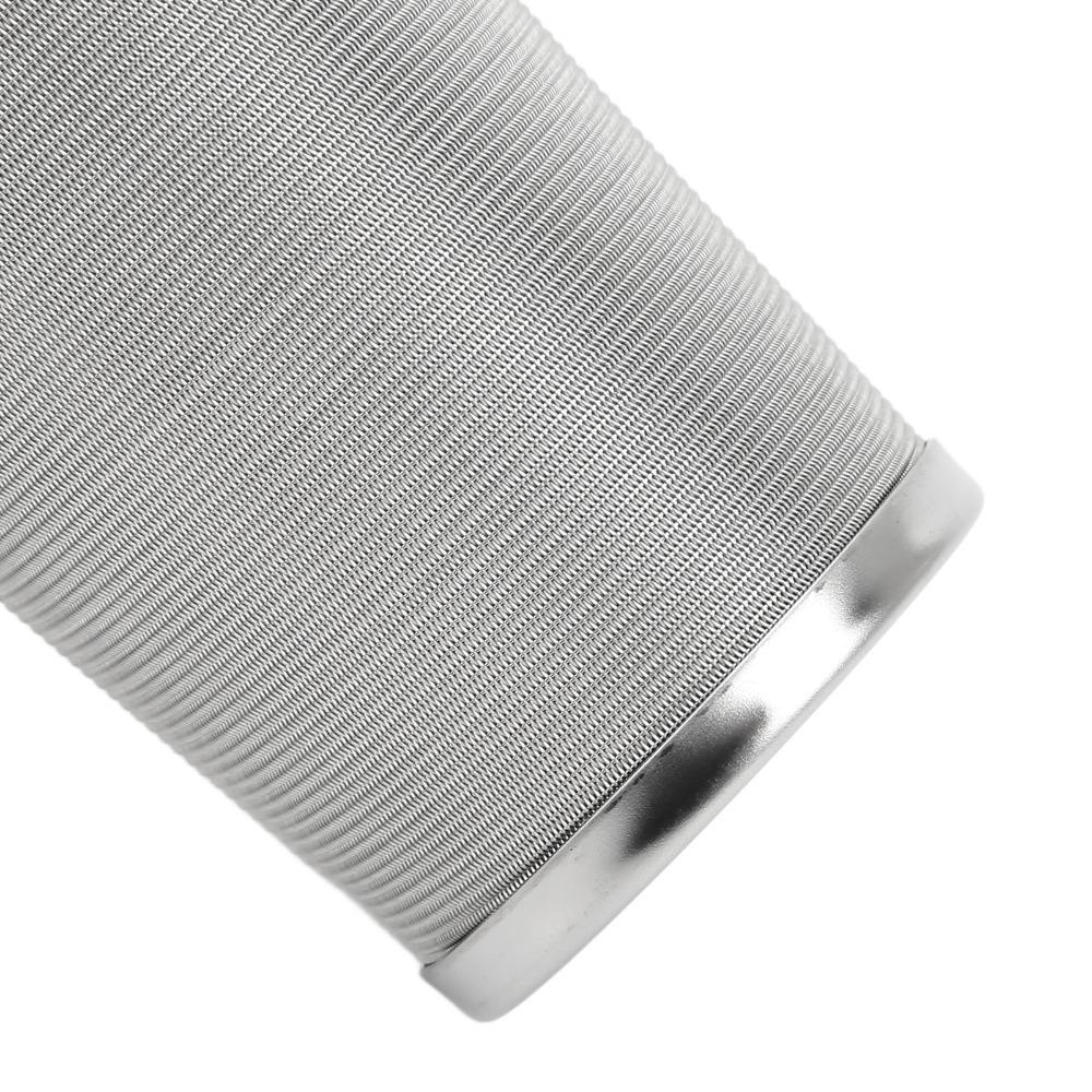 304 Stainless Steel Cold Brew Coffee Filter Mesh Filter White Rubber Circle Coffee Brew Infuser Cone Shape Mesh Coffee Infuser
