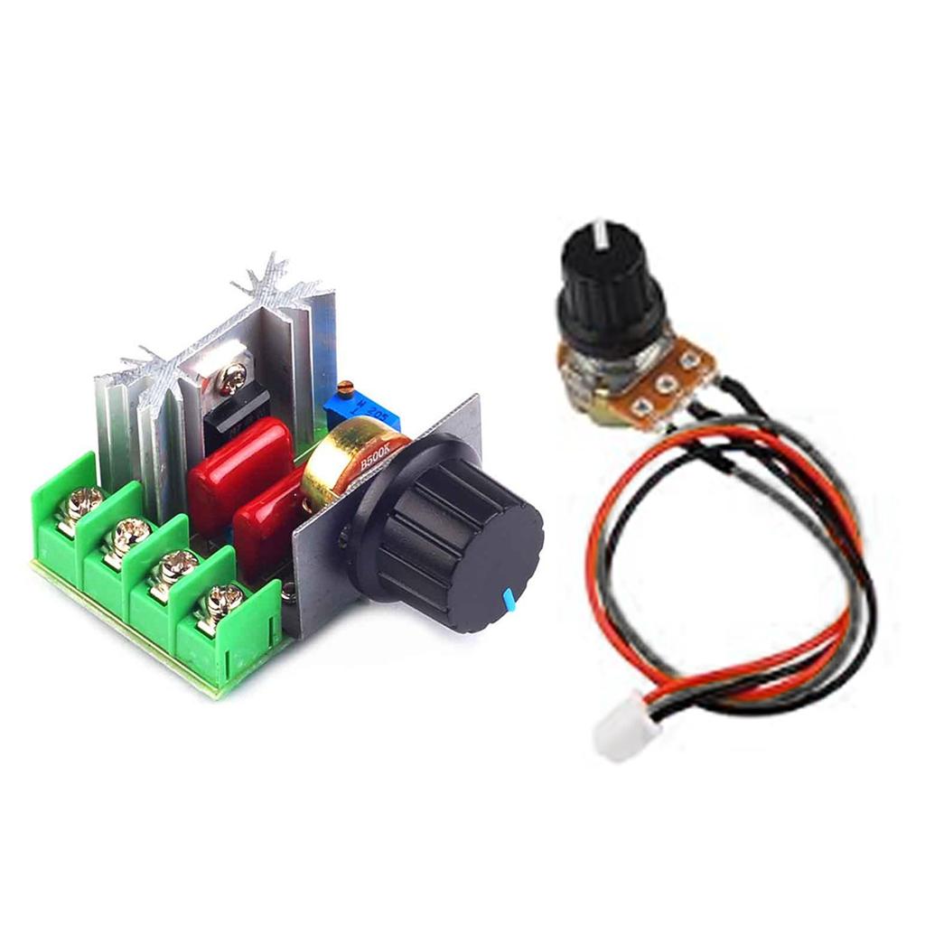 Upgraded Power Regulator Efficient Motor Use Speed Regulator 2000W for Various Appliances Enhances Functionality & Safe