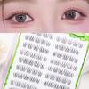 U-Shaped Segmented Fake Eyelashes C Curl 7-11mm Eyelash Clusters Dense K-pop Korean Cluster Lashes Natural Individual Clusters
