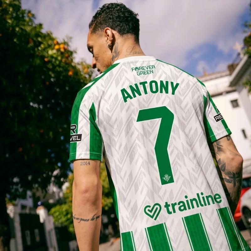2026 Maglia da Calcio a Strisce Verdi e Bianche da Uomo Manica Corta Asciugatura Rapida Maglietta da Calcio Traspirante T-shirt Sportiva Uniforme da Allenamento di Squadra