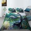 Polyester Duvet Cover Pillowcase Two-Piece Set 3D Digital Printing Dinosaur Series