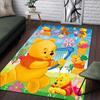 1 Stück Winnie Puuh Muster Teppich Läufer Rutschfester Teppich Handwaschbar Fußmatte Geeignet für Wohnzimmer Schlafzimmer Heimdekoration Raumdekoration