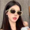 Fashion Luxury Personality Big Frame Square Sunglasses Women Men Trend Retro Outdoors Driving Shade Sunglasses