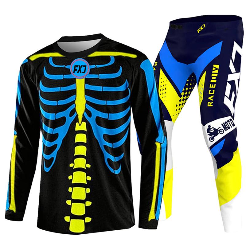 Motocross Gear Set for Kids 4 5 6 7 8 9 10 11 12 13 Years Youth Child Motorcycle Boy Girl Jersey Pant Kits Racing Suit Off-road Enduro MX MTB