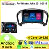 Android 12 Auto For Nissan Juke 2011 2012 2013 2014 2015 2016 2.5D HD Screen Car Multimedia Navigation GPS Auto Radio Stereo