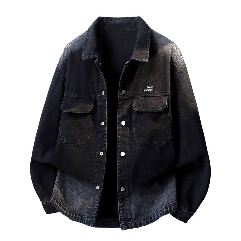 High-Quality Men's 3D Denim Shirt Jacket for Spring