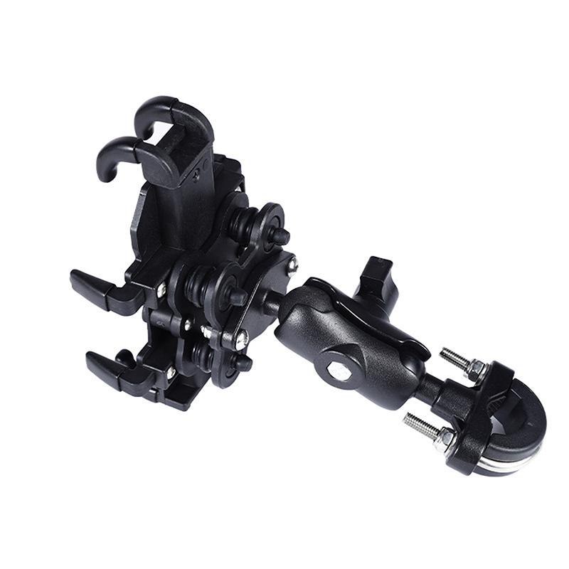 "360-degree Adjustable Phone Bracket for Motorbike & Electric Scooter; Ideal for Ride & Delivery Navigation