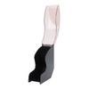Fan Shape Storage Box with Dustproof Cover Compact Acrylic Filter Paper Holder Coffee Paper Container Black