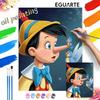 Pinocchio Painting Kit Canvas DIY Home Decor Gift