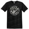 Skull Hand Holding Piston Graphic Vintage Biker T Shirt Cool Motorcycling Tee