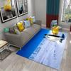 Antarctica Pinguïn Patroon Tapijt Schattig Dier Groot Tapijt voor Woonkamer Slaapkamer Decoratie Vloerkleden Badkamer Antislip Mat Tapijt