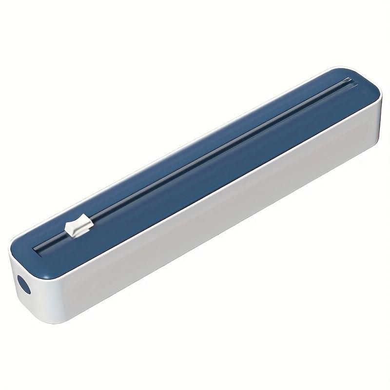 1pc Heavy-Duty Dual-Function Plastic Wrap Cutter & Kitchen Sealer - Built-in Cutter Edge, Compatible with Plastic Wrap, Aluminum Foil, Parchment