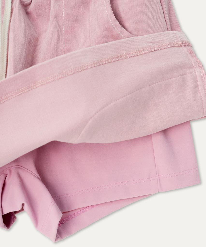 Mayol Corduroy Cargo Skirt_Dusty Pink