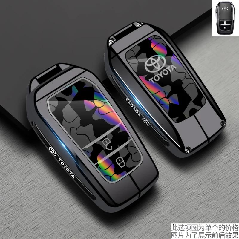 Car Remote Key Case Cover Shell For Toyota Corolla Prius Camry CHR C-HR RAV4 Altis Land Cruiser Prado Protector Keyless