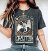 Led Zeppelin Shirt Vintage Rock Band Led Zeppelin Tour Tee 70S Music Concert