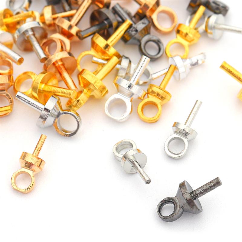 50 teile/beutel Hängende Kappe Klaue Nägel Kupfer Material Rhodinierung Anhänger Herstellung DIY Mode Schmuck Zubehör