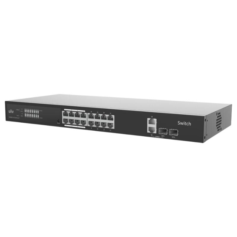 Uniview 16-Port Gigabit Cloud Managed Switch CN Plug (adapter Included)