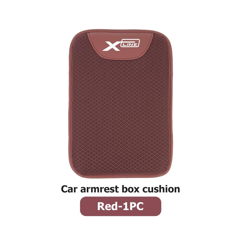 Auto Mittelkonsolenbox Eis Seide Schutzmatte Armlehnenpolster Rutschfeste Matte für KIA Ceed Rio K5 K2 Optima Cerato Venga Sedona Forte