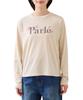 [BIS] Photo & Logo Assorted Long Sleeve T-Shirt, Beige (27), Size F