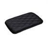 Leather Car Center Console Armrest Box Cushion Mat Pad Cover Black Accessory 1Pc