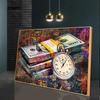 Abstraktné doláre Peniaze Hodiny Motivácia Plagát Obraz na plátne Čas sú peniaze Nástenné umenie pre obývaciu izbu Home Decor Cuadros
