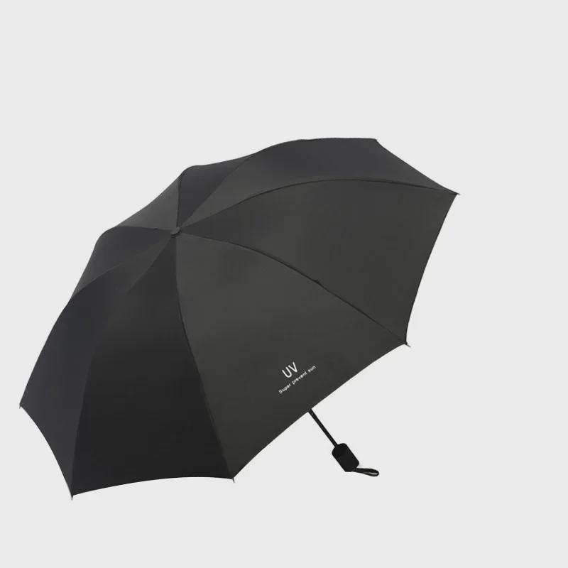 Odwrócony parasol przeciwsłoneczny UV: Czarny parasol unisex chroniący przed promieniowaniem ultrafioletowym z niestandardowym logo