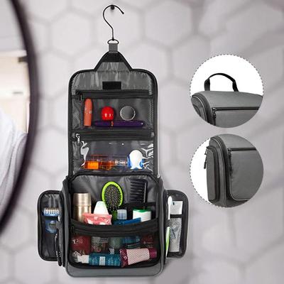 Geantă organizator de călătorie, geantă de machiaj agățată, geantă de toaletă cosmetică de mare capacitate, organizatoare