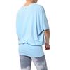 Machikaada Yoga Long Stylish and Cute for Yoga and Fitness Women's Top, Flattering, Length, (M, Sky)