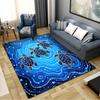 Aboriginal Painting Carpet Rug for Living Room Bedroom Home Sofa Decoration,Kids Play Non-slip Floor Mat