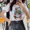 Kawaii Totoro Harajuku T-shirt Vrouwen Studio Ghibli Leuke Cartoon T-shirt Ullzang 90s Grappige T-shirt