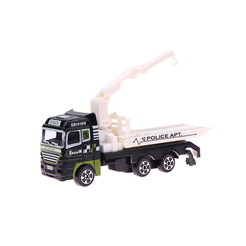 1 Piece Kid Toy Alloy Fire Truck 1:32 Simulation Firefighting Diecast Rescue Vehicle Fire Ladder Engineering Car Model