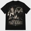 Picket Family Tommy Shelby T-Shirt Unisex Damen Sommer Baumwolle Lässig Mode Rundhals Kurzarm Street Style Kleidung
