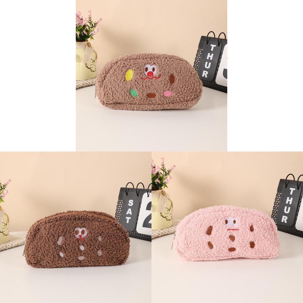 Cute Plush Pen Case For Girls With Large Capacity Organizer For School Supplies