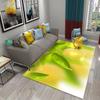 Yellow and Green Lemon Carpet Fresh Fruit Pattern Doormat Bathroom Kitchen Anti-slip Carpet Bedroom Living Room Decor Floor Rugs