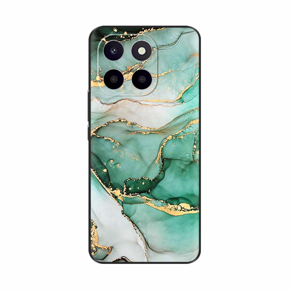 For Honor X6c Case Cute TPU Silicone Phone Cases For Honor X6c Back Cover HonorX6c X 6C Printed Flower Soft Silicon Coque Fundas