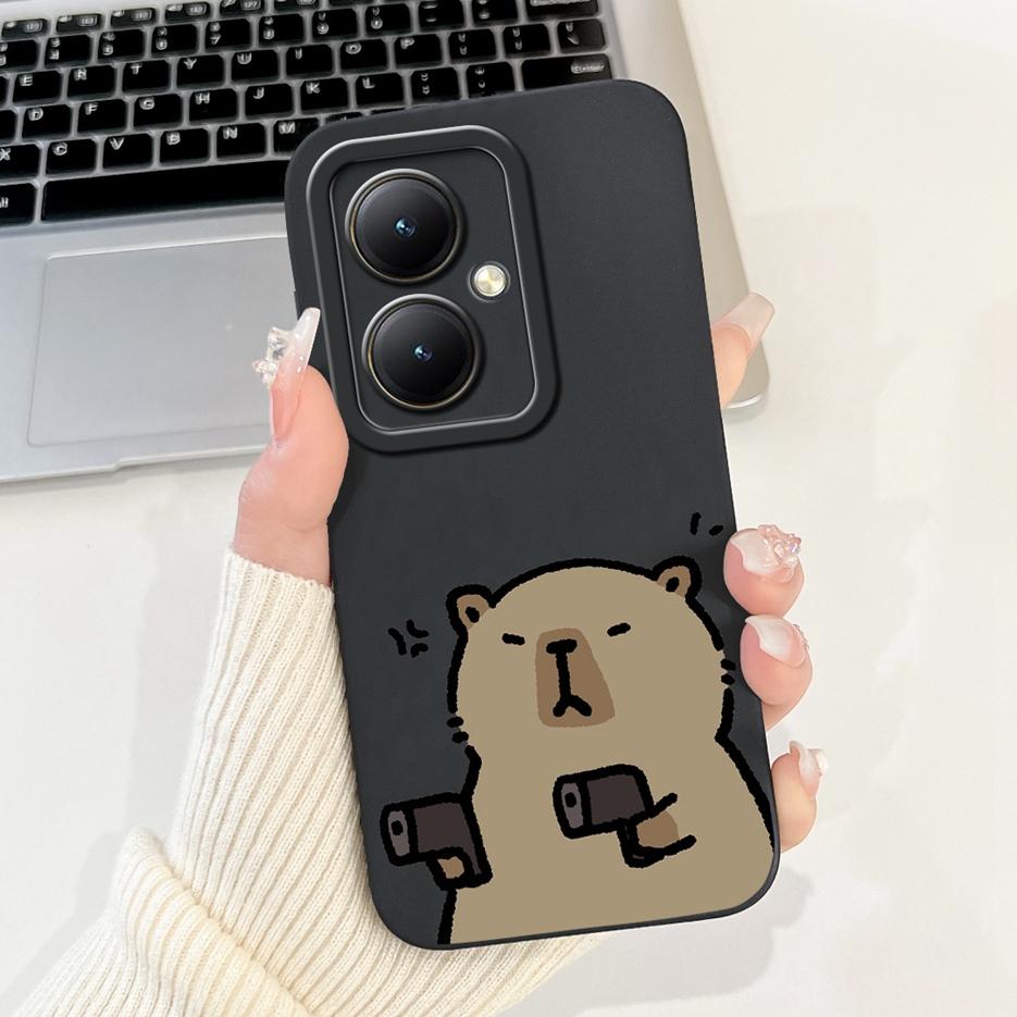 For Vivo Y27 4G Case V2249 Lovely Panda Cartoon Cover Shockproof Soft Silicone Phone Case For Vivo Y27s Y 27 S VivoY27 5G Bumper