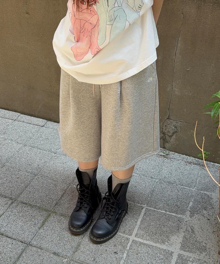 NICEGHOSTCLUB Bermuda Sweat Shorts_Grey(Ng2Gmupa01A)