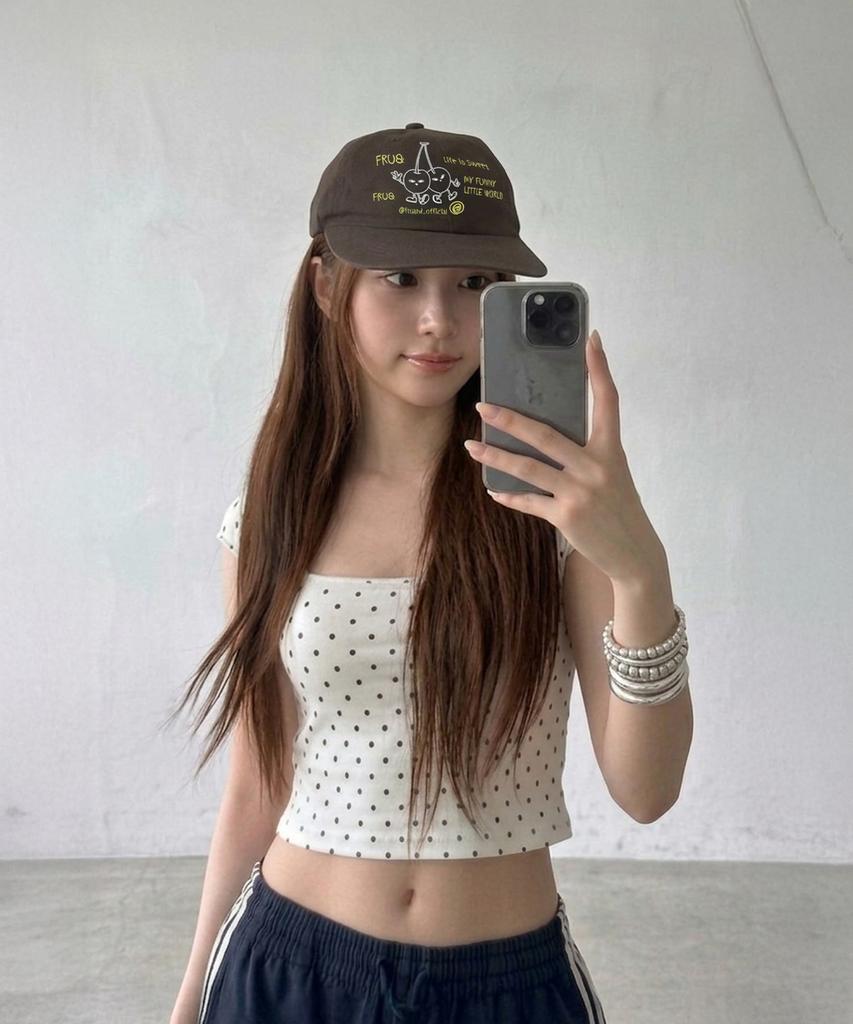 Peuluaen Fru&Fruit Line Cap_Brown