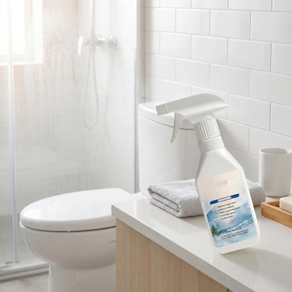 Bathroom Cleaner Spray 100ml Multi Surface Foam Spray for Tiles Glass Stainless Steel Acrylic and Natural Stone Removes Stains and Grime