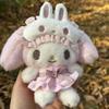 Super Cute My Melody Pajama Eye Mask Series Kawaii Plush Doll Toy Bag Pendant Decoration Key Chain Girl's Holiday Gift