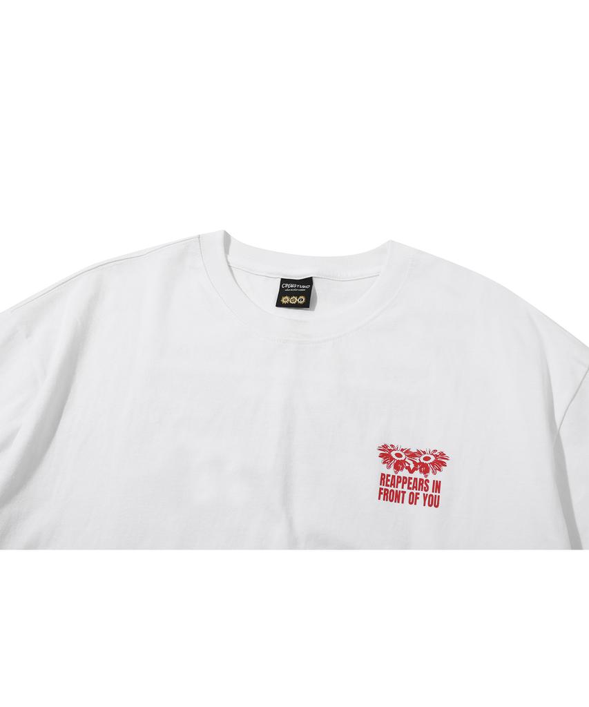 CPGN STUDIO Put In Flower White Short Sleeve T-Shirt