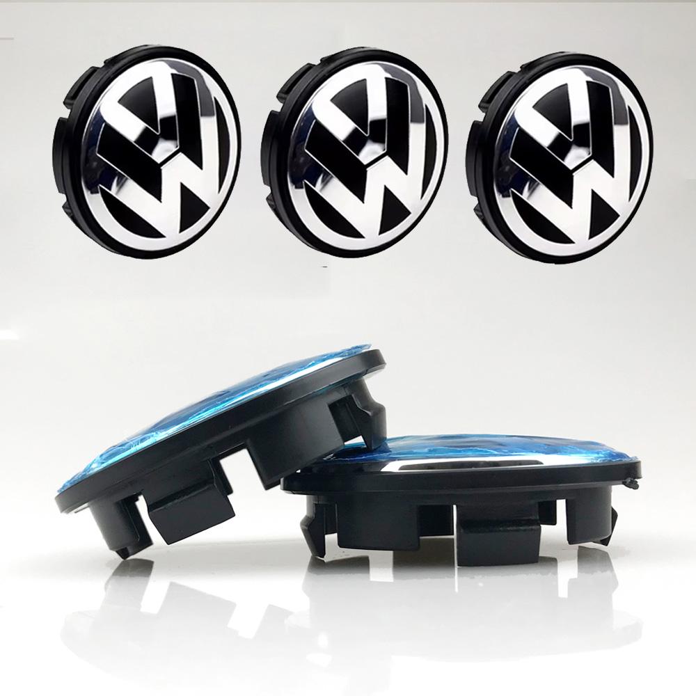 4pcs 55mm 56mm 65mm 70mm Car Wheel Center Hub Caps Cover for VW Volkswagen Golf Polo Passat Touran CC B5 B6 B7 Jetta Accessories Zq3