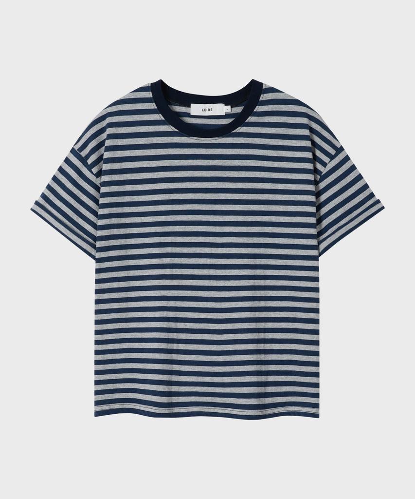 LEIRE Essential Striped Crop T-Shirt (7 Colors) (Type A)