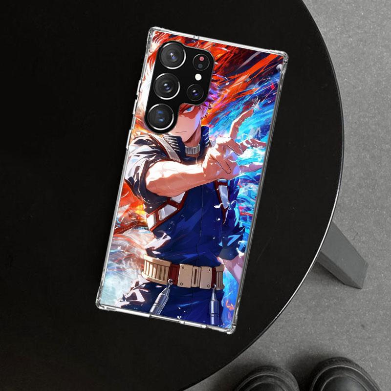 Todoroki Shoto MHA My Hero Etui na Telefon Pokrowiec dla Samsung Galaxy S26 S25 Edge S24 S23 Ultra S22 Plus S21 FE S20 + Art Spersonalizowane F