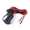 DC 12-24V Car Motorcycle Truck Cigarette Lighter Socket with In-line Fuse+Wire